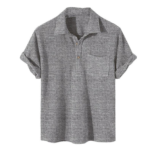 Janus - lockeres shirt in waffle design für den sommer