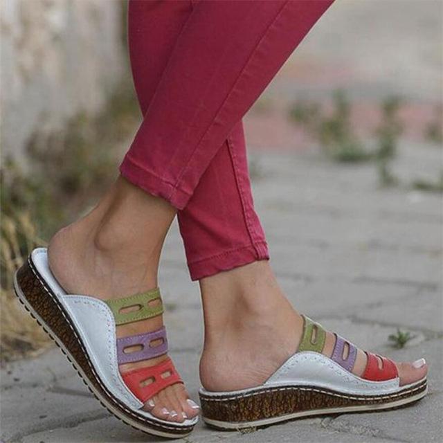 3COLOR - premium orthopädische sommersandalen mit gesundheitssohle
