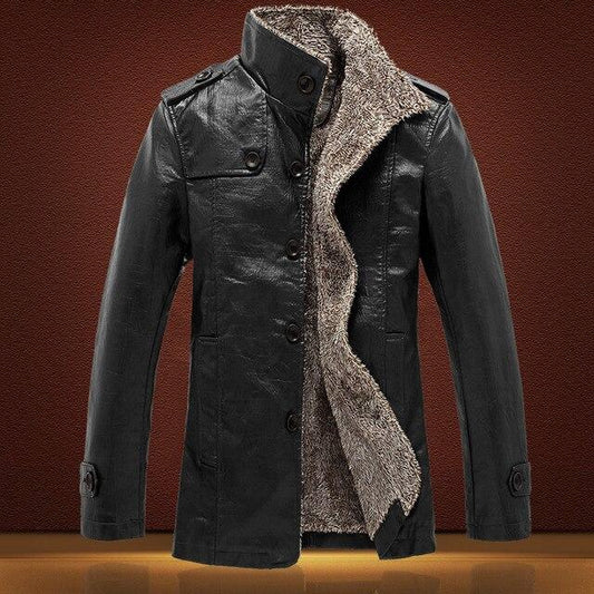 Victor - super schone und bequme leder -windbreaker -jacke