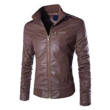 Karrl - elegante premium lederjacke für herren
